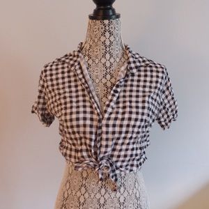 Gingham Crop Top